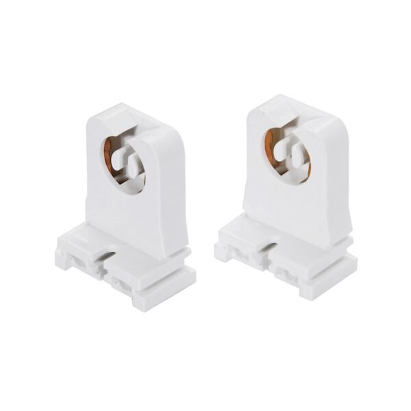 Portalampara base G13 BIPIN, 2 piezas, color blanco Surtek