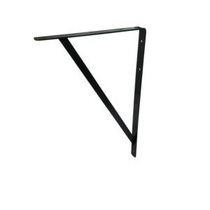 Mensula con soporte color negro 8 x 12" Surtek