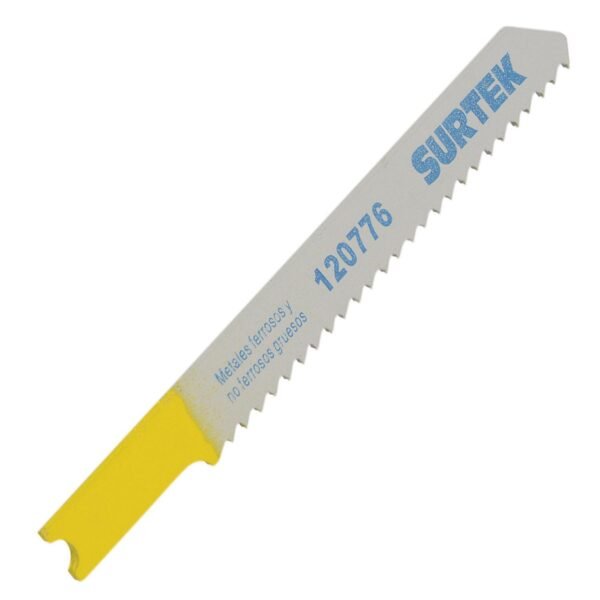 Segueta para sierra caladora 12 DPP, fino, zanco U, 5 piezas Surtek