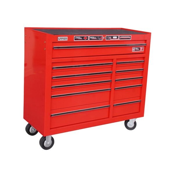 68797465 Gabinete movil 11 gavetas color rojo serie X 41" Urrea