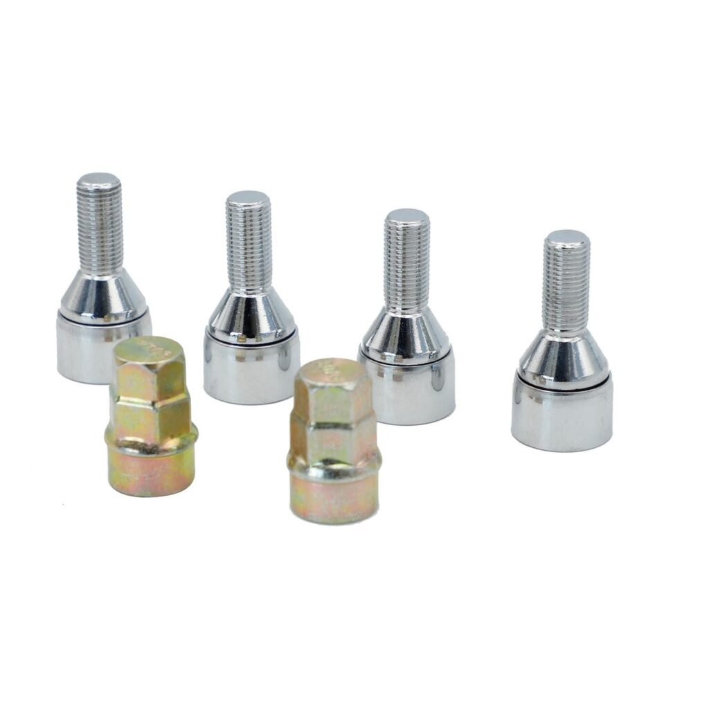 Juego de birlos de seguridad para rin, 6 piezas, 12mm x 1.5" Surtek