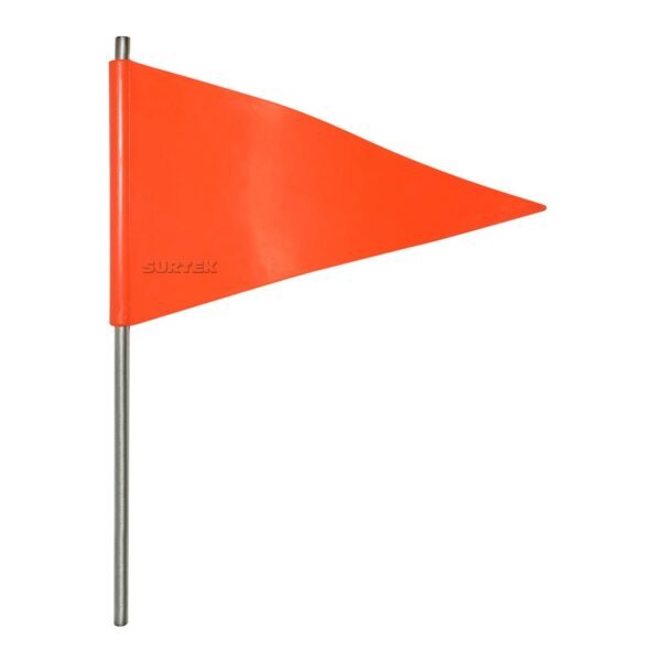 Banderin para señalizacion con vastago de acero galvanizado Surtek