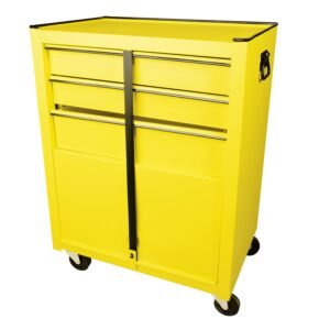 Gabinete movil con 3 gavetas color amarillo 26" Surtek