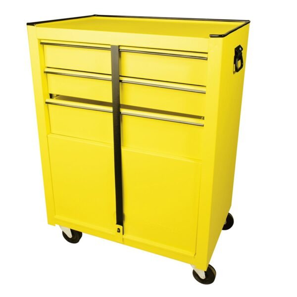 Gabinete movil con 3 gavetas color amarillo 26" Surtek