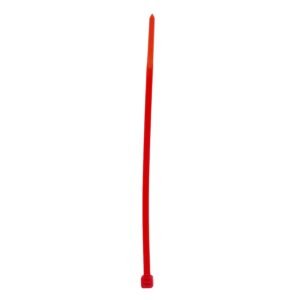 Cinchos plasticos 150 x 3.6 mm, tension 18 kg de 50 piezas, color rojo Surtek