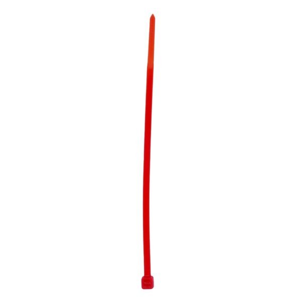 Cinchos plasticos 150 x 3.6 mm, tension 18 kg de 50 piezas, color rojo Surtek