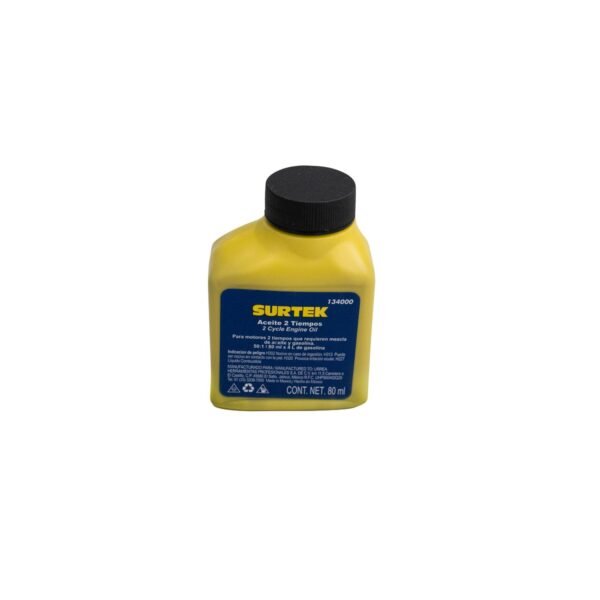 Aceite semi sintetico dos tiempos 50:1, 80 ml Surtek