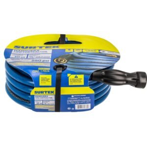 68807361 Manguera para jardin contractor con conector metalico 1/2", 10 m Surtek