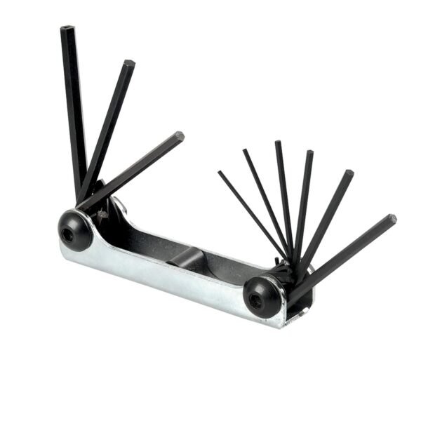 68803272 Juego de llaves hexagonales tipo navaja en pulgadas .050" a 3/16 " estuche metalico, 9 pz Urrea