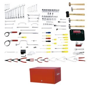 68812732 Juego maestro automotriz en pulgadas 137 piezas, con gabinete 9992 Urrea