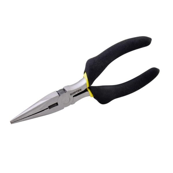 Pinza para electricista con mango rubber grip de 6" punta larga Surtek