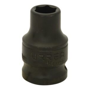 Dado de impacto cuadro de 3/8", 6 puntas, metrico, 10 mm Urrea