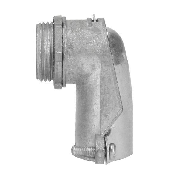 Conector curvo metalico para tubo flexible 1/2" Surtek