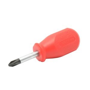 Destornillador con mango rojo, tipo trompo punta Phillips barra redonda #2 x 1-3/8" Urrea