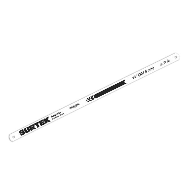 68800084 Segueta bimetalica de 12", 24 DPP, 2 piezas en blister Surtek