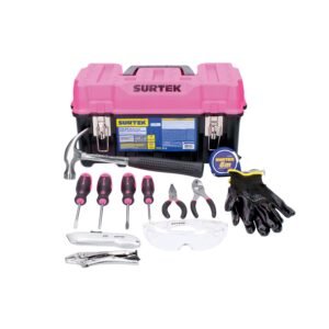 Juego combinado de herramienta para dama 13 piezas, con caja plastica Surtek