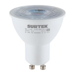 Lampara de LED tipo GU10, 6 W luz de dia Surtek