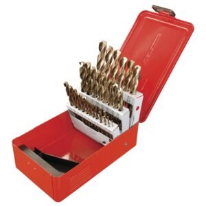 Juego de brocas con cobalto de acero de alta velocidad zanco recto, 29 piezas Urrea