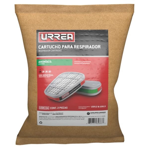 68802213 Cartucho para respirador con proteccion para amoniaco Urrea