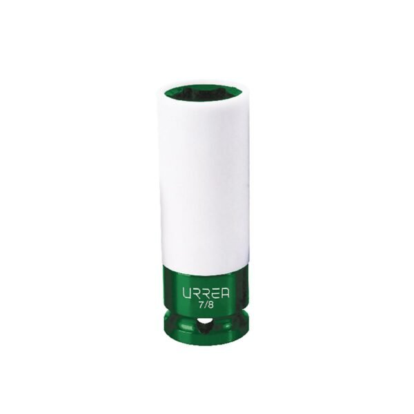 68813565 Dado de impacto en pulgadas cuadro de 1/2" con proteccion Nylamid, 7/8" Urrea