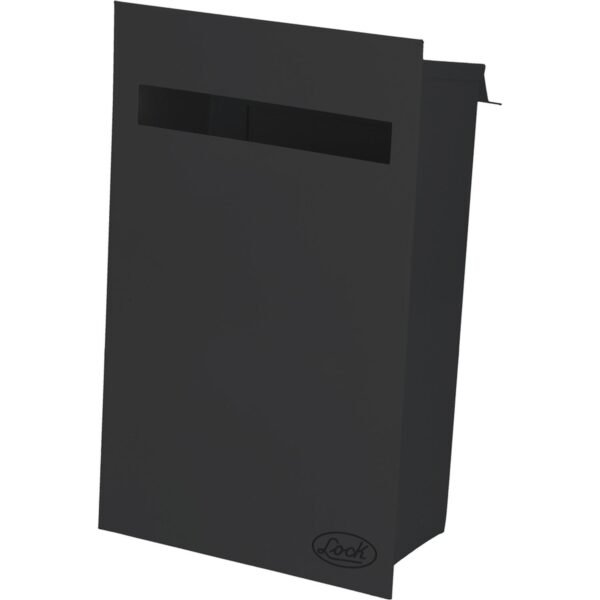 Buzon negro 21.5 x 35 x 10.5 cm Lock