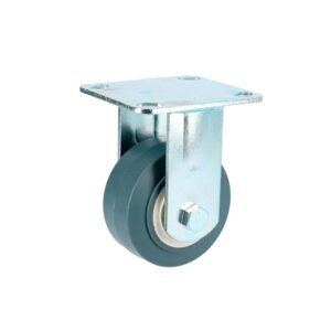 Rodaja de TPR gris fija 8" Surtek