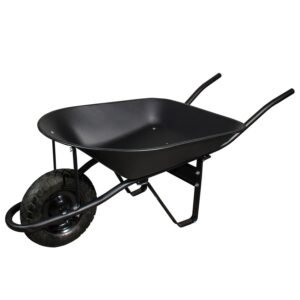 Carretilla con bastidor metalico 4 Ft3 llanta neumatica de 2 capas Foy