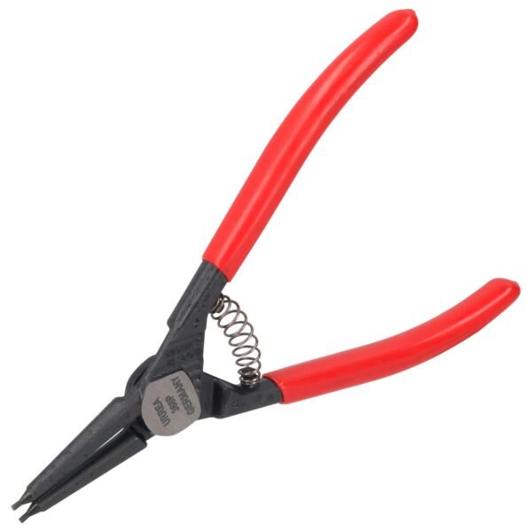 Pinza para anillos de retencion con mango rubber grip forjadas tipo externo angulo de 0° Urrea