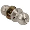 68800166 Combo de pomo tubulares de bola funcion doble, acero inoxidable, llave estandar, blister Lock