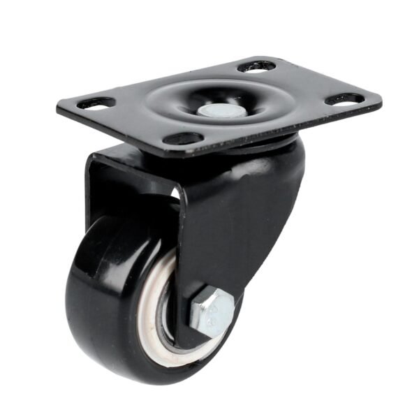 68805940 Rodaja de PVC negro con placa giratoria 2-1/2" Surtek