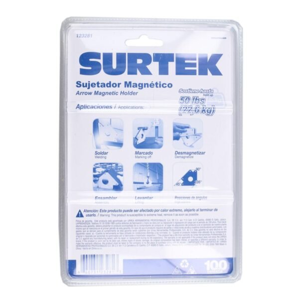 Esquina magnetica para soldar 4", 50 lb Surtek