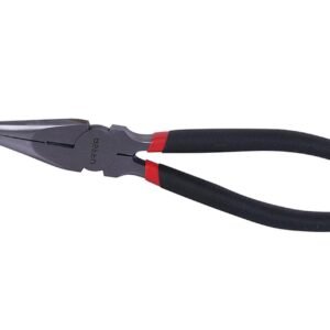 Pinza para electricista con mango rubber grip de 8-9/16" punta larga corte lateral Urrea