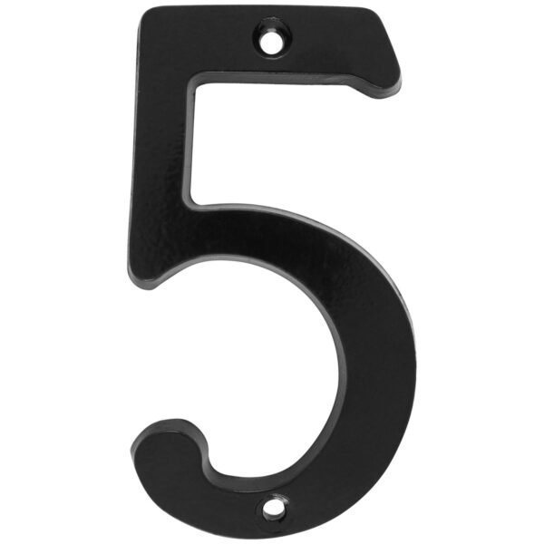 Numero 5 slim 4" negro Lock