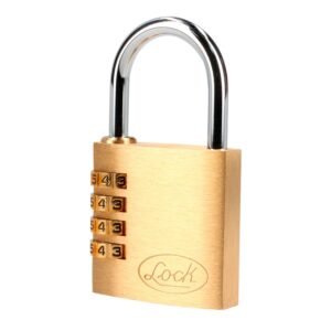 Candado de combinacion programable para maleta, laton, 40 mm Lock