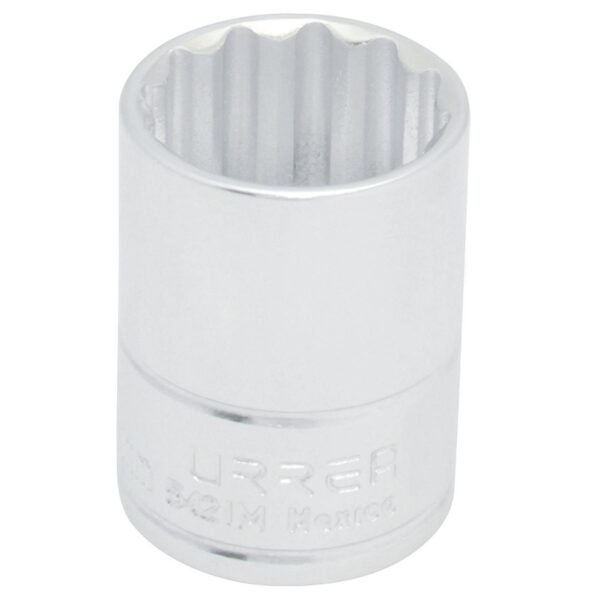 Dado cuadro de 1/2", 12 puntas, metrico, 25 mm Urrea