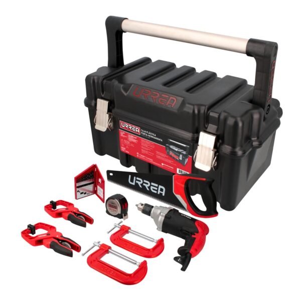 68802322 Juego de herramientas con taladro 21 piezas, caja plastica Urrea