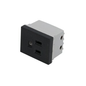 68801342 Contacto aterrizado 1/2, linea Premium, color negro Surtek