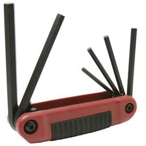 Juego de llaves hexagonales tipo navaja en pulgadas 5/32" a 3/8" estuche bimaterial, 6 pz Urrea