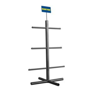 Exhibidor de piso para cuerdas de polipropileno 90 x 186 x 91 cm Surtek