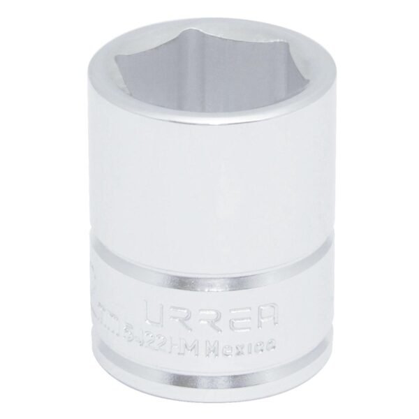 Dado cuadro de 1/2", 6 puntas, metrico, 22 mm Urrea