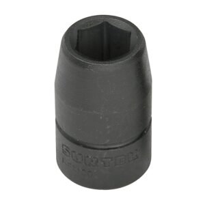 Dado de impacto cuadro de 1/2", 6 puntas, en pulgadas, 9/16" Surtek