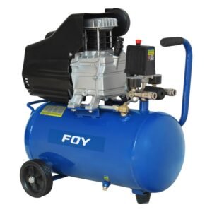 Compresor de aire electrico lubricado 25L, 1.5HP, 127V Foy