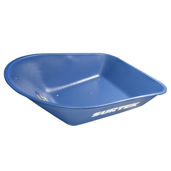 68808110 Concha de acero para carretilla herraje tipo americano 4 Ft3, azul marino Surtek