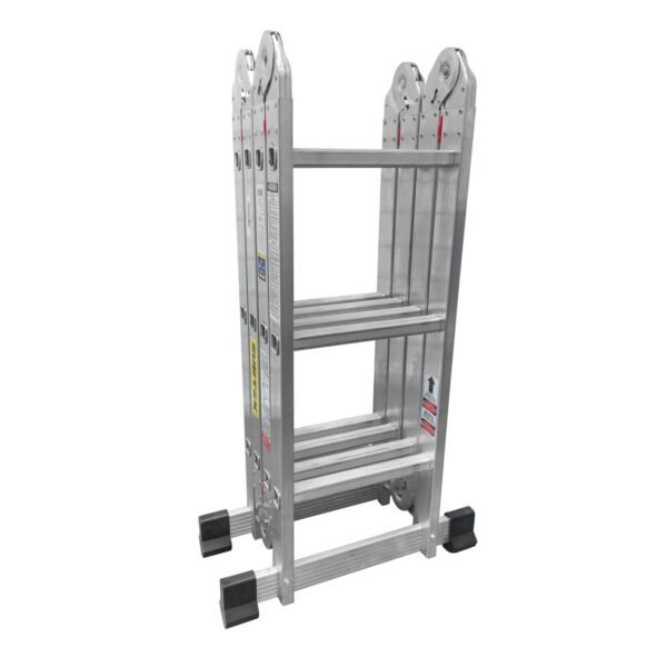 Escalera multiposiciones tipo III de aluminio con 12 peldaños Surtek