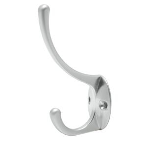 Gancho perchero sombrero y abrigo, niquel satinado Lock