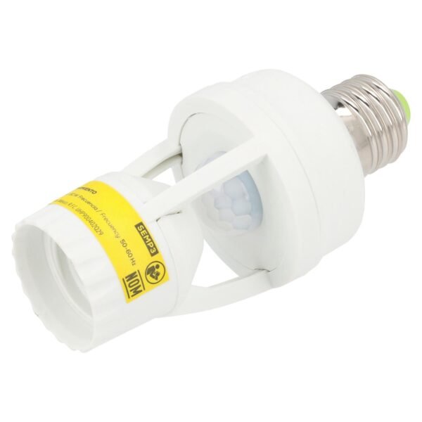 68809012 Sensor de movimiento con portalampara, 3m Surtek