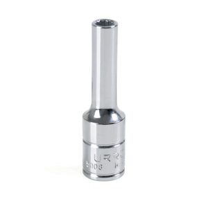 Dado largo cuadro de 3/8", 12 puntas, en pulgadas, 1/4" Urrea