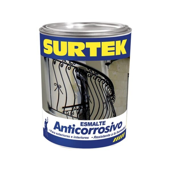 68809958 Esmalte anticorrosivo 1 Lt color negro Surtek