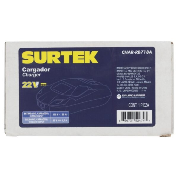 Cargador de baterias para RB71 Surtek