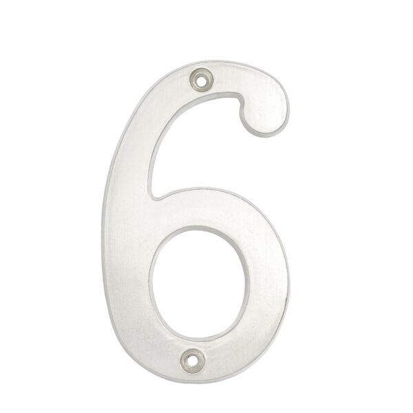Numero 6 slim 4" niquel satinado Lock